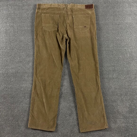 Woolrich Corduroy Pants Men's 40 x 32 Measures 43 x 32 Brown Flat Front - Picture 3 of 13